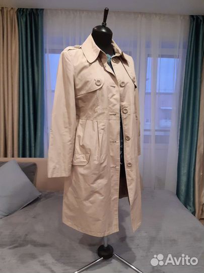 Плащ тренч на беременную 42 44