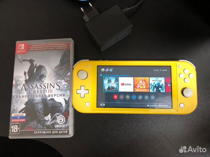 Nintendo switch lite с игрой