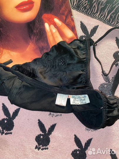 Шелковый бюстгальтер винтаж