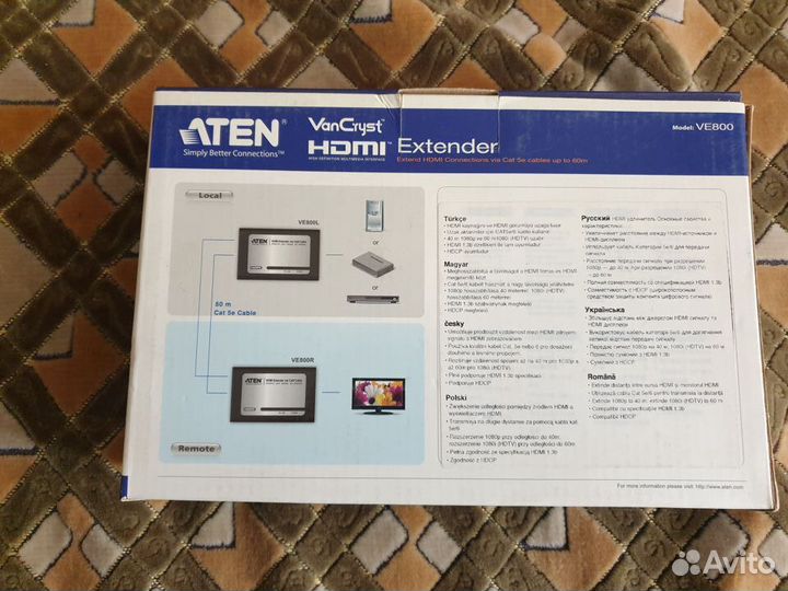 Aten Видеоудлиннитель hdmi (новый)