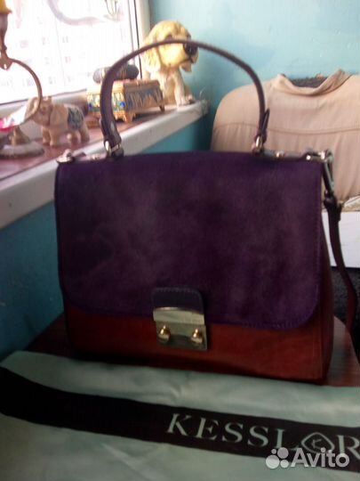 Сумка Kesslord нат кожа Франция новая