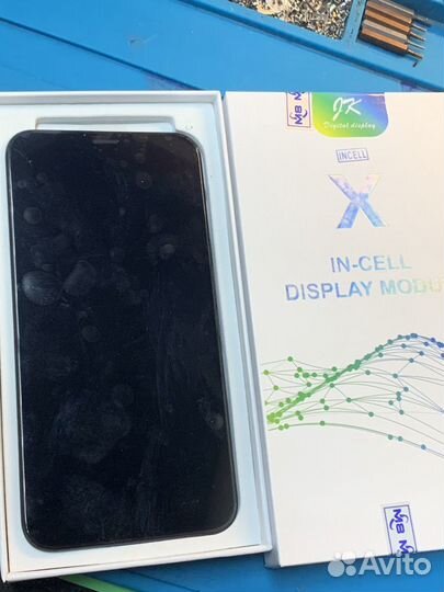 Дисплей для iPhone X черный in-Cell