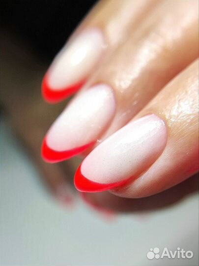 Маникюр, покрытие гель лаком, наращивание