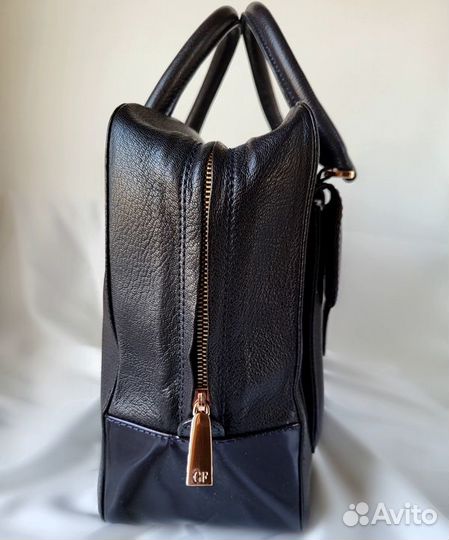 Сумка натуральная кожа Gianfranco ferre черная