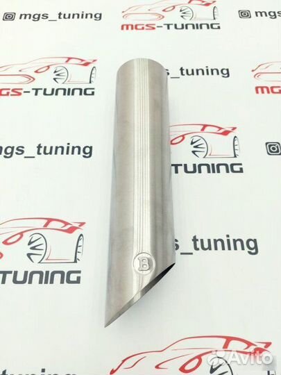 Насадка на выхлоп стиль B мат хром правая G-class