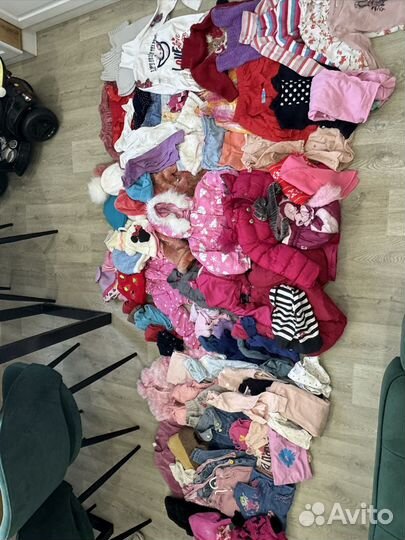 Детские вещи пакетом на девочку 92