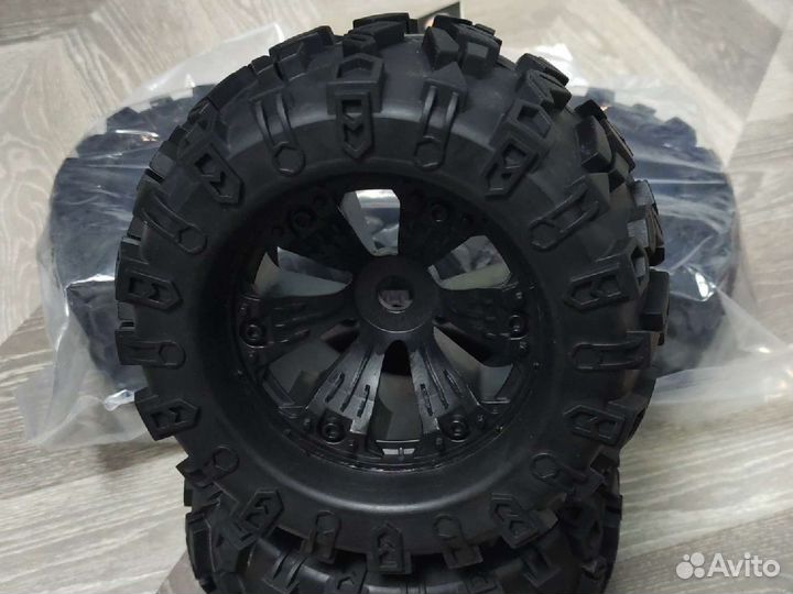 Колеса 17 хекс для трагги и монстра 1:8 1:5