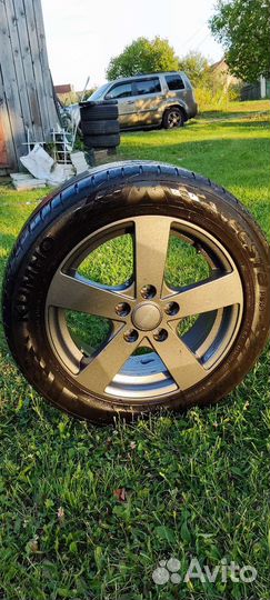 Комплект колес в сборе r16 летние 205 55