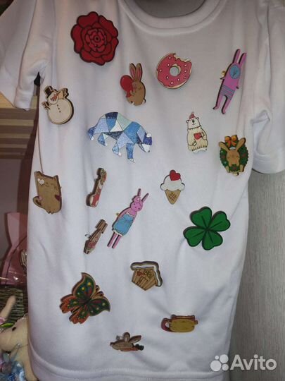 Деревянные значки