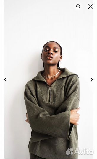 Вязаный костюм с брюками