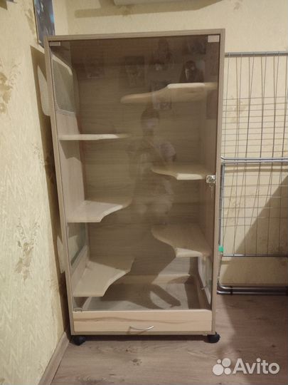 Витрина для шиншилл бу