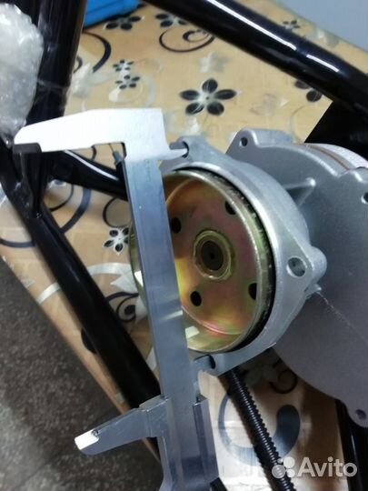 Насадка-бур на двигатель б/к