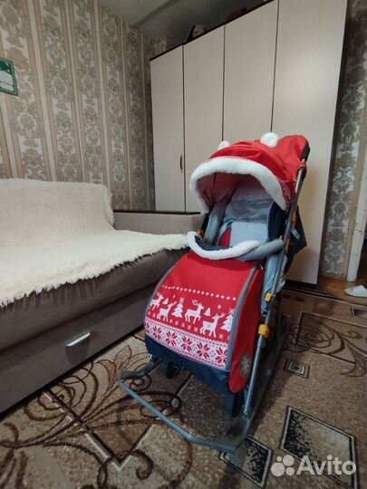 Санки коляска ника