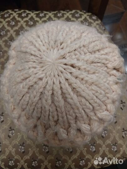 Шапка зимняя женская вязанная