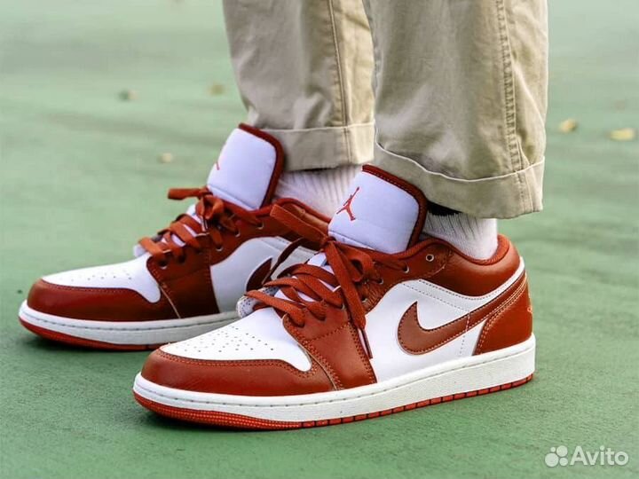 Кроссовки Nike air Jordan 1 low red zed skin