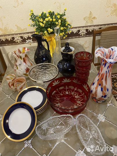 Посуда, стекло, хрусталь СССР