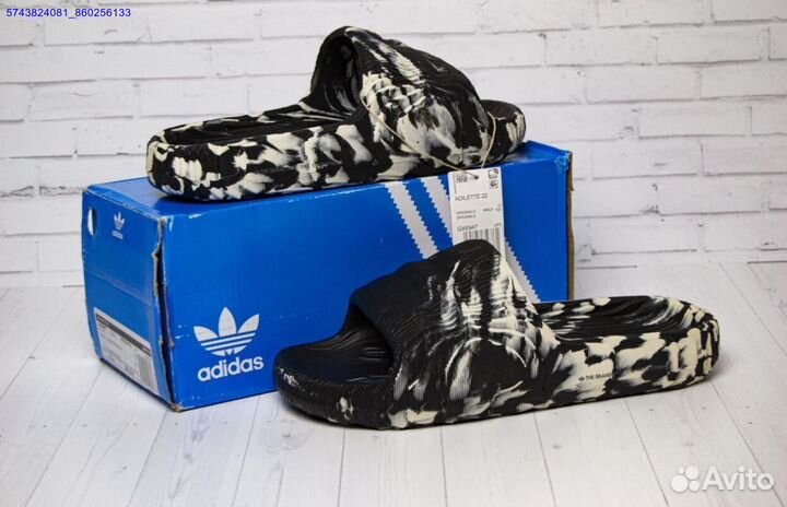 Тапки мужские Adidas размер 45 (Арт.12431)