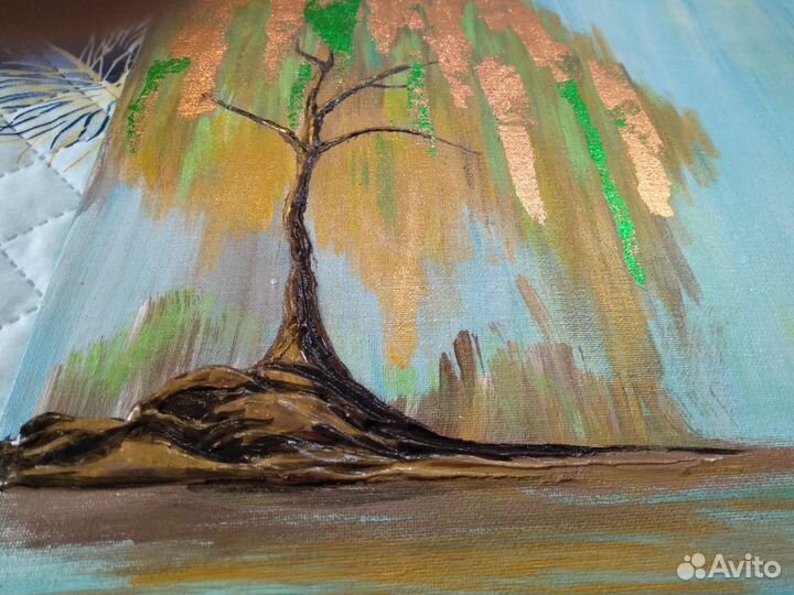 Картина Золотая ива