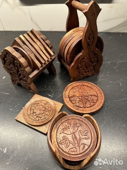 Подставки дерево Индия новые