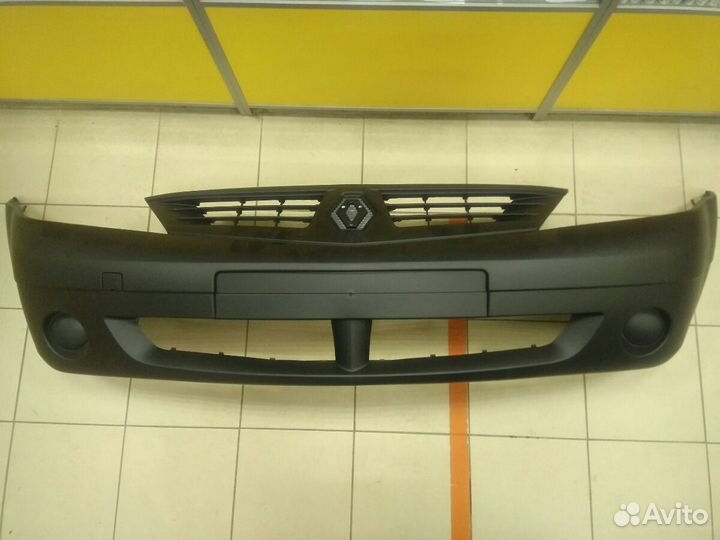 Бампер передний Logan до 2010