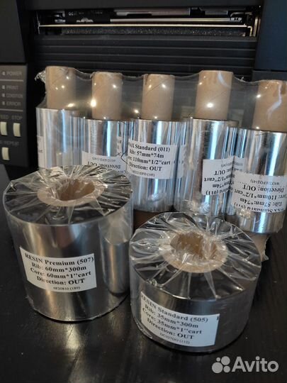 Риббоны, термотрансферная красящая лента