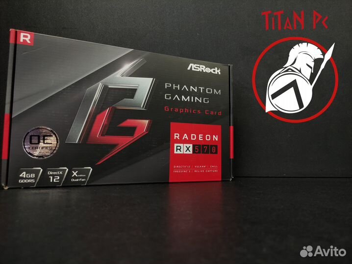 Asrock RX 570 Phantom Gaming OC 4gb / Обмен