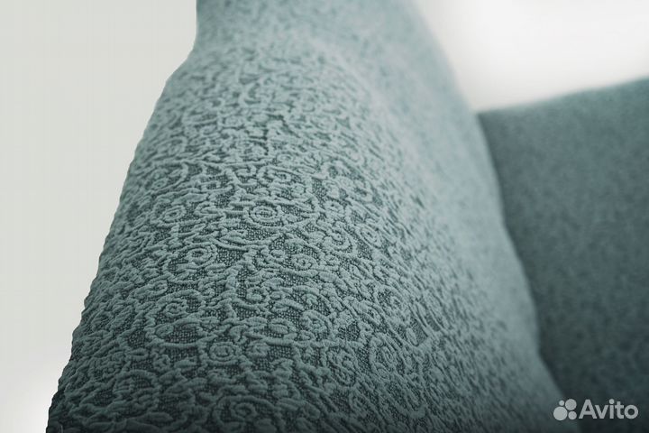 Чехлы на диван и 2 кресла набор без оборки, Серый