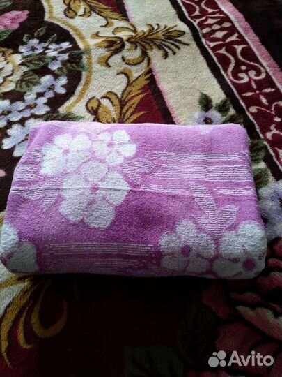 Махровая простынь- покрывало СССР