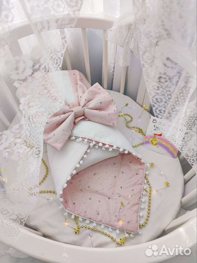 Набор для новорожденного: конверт на выписку,боди