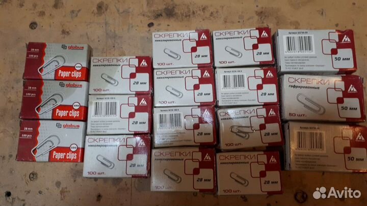 Скрепки 1550шт