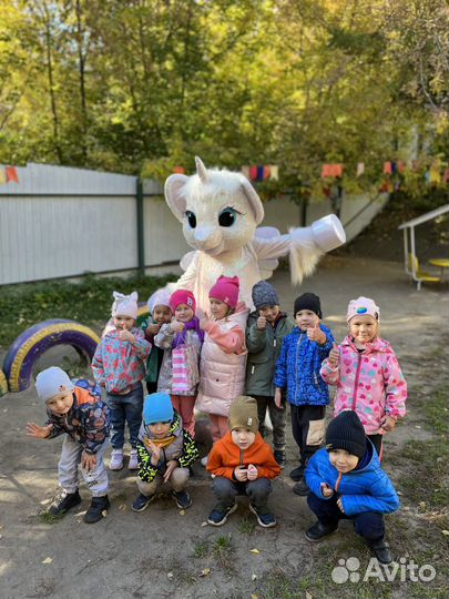 Поздравление от Единорога, Мишки и Зайки