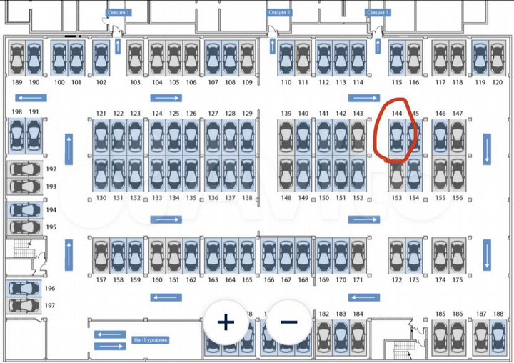 Машиноместо, 14 м²