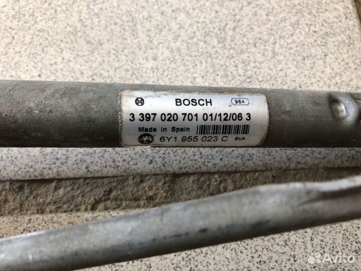 Трапеция стеклоочистителя skoda fabia 1