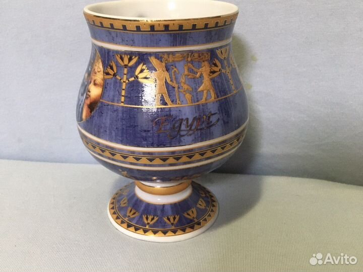 Бокал на ножке для чая коллекционный Египет