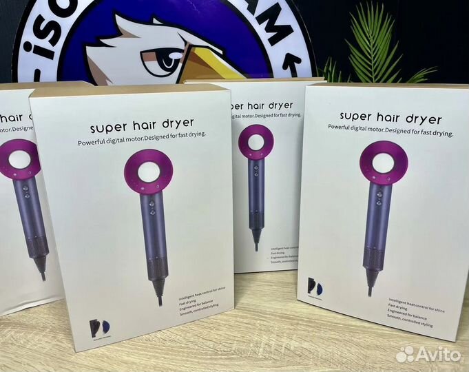 Фен для волос Super Hair Dryer HD08 (Новый)