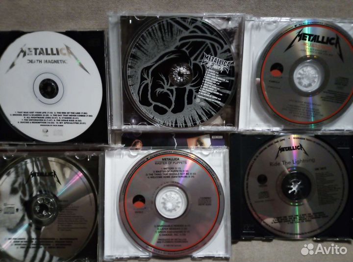 Коллекция Metallica на cd
