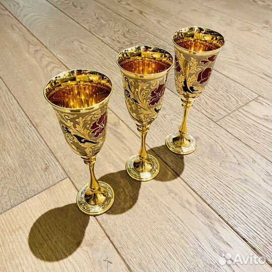 Набор посуды златоуст «Маки»