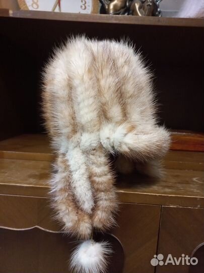 Берет женский норковый