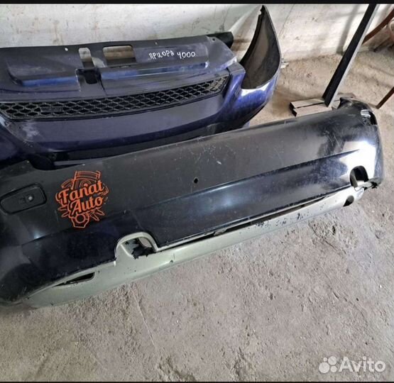 Бампер задний калина 1