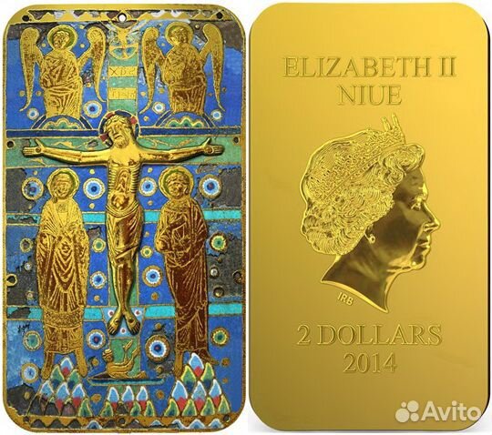 Ниуэ 2 доллара, Распятие Иисуса Христа, 2014