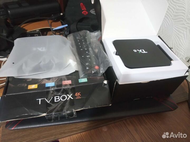Android TV приставка тх6. озу4G, G64. 4K. WiFi