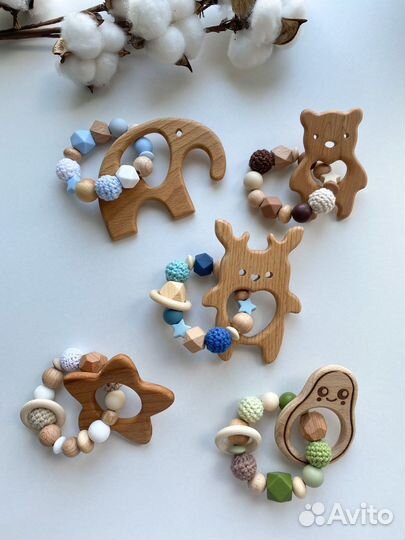 Деревянные грызунки