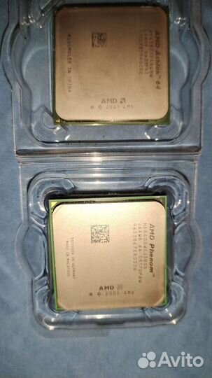 Процессоры AMD Phenom x3 и Athlon 64