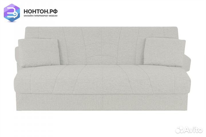 Диван книжка Ручеек жаккард светло-серый