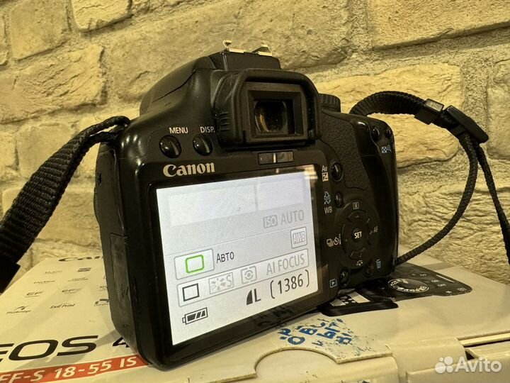 Зеркальный фотоаппарат canon eos450d с объективом