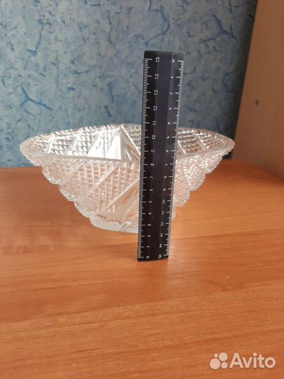 Салатник хрустальный