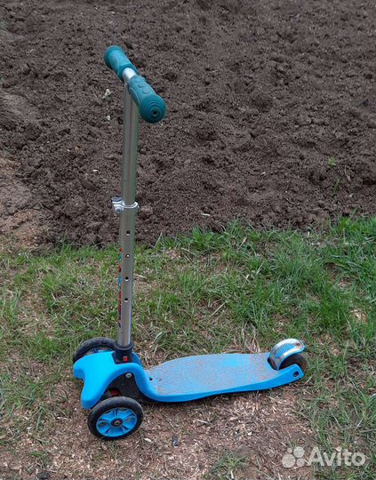 Самокат детский четырехколесный складной