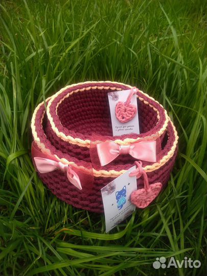 Корзинки интерьерные