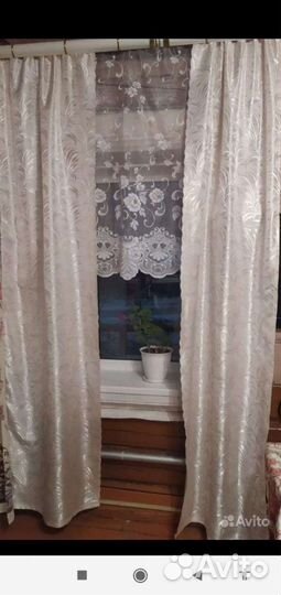 Комплект шторы и тюль бу