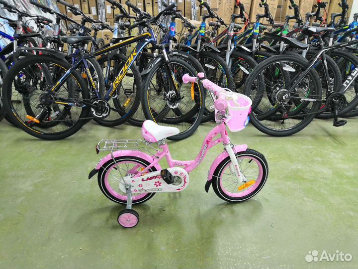 Велосипед 14 с корзинкой